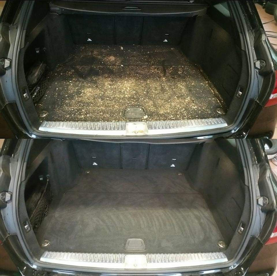 Automobilio grindų valymas prieš ir po – Eglės Butkutės atsiliepimas